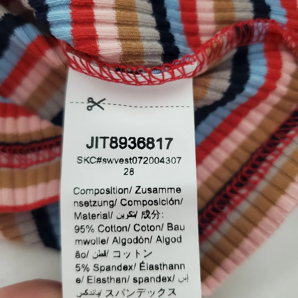Shein Girls Cami Multicolor Crop Tops (2) Bundle Size‎ 28